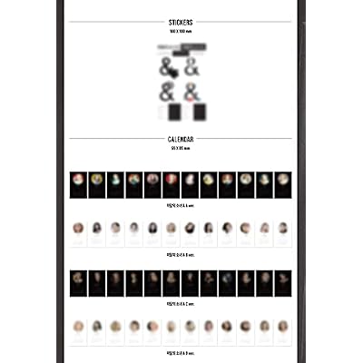 Loona Monthly Girl - & C ver. 4th Mini Album Pre Order Photobook+Folded Poster+Others with culturekorean Decorative Stickers, Photocards