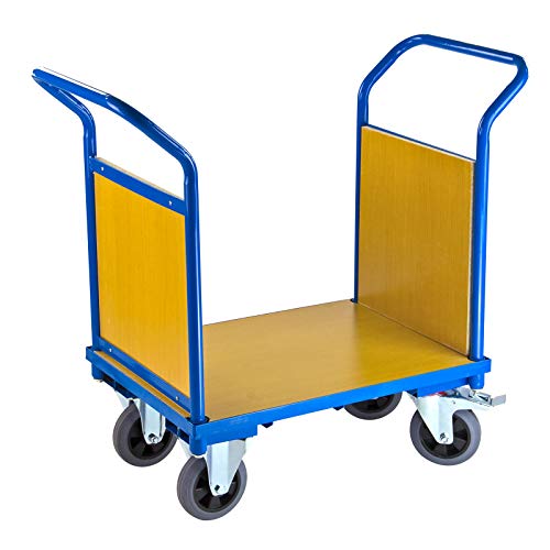 ADB Transportwagen Auswahl Etagenwagen Plattformwagen mit Wänden Handwagen, Wagenauswahl:Doppelstirnwand