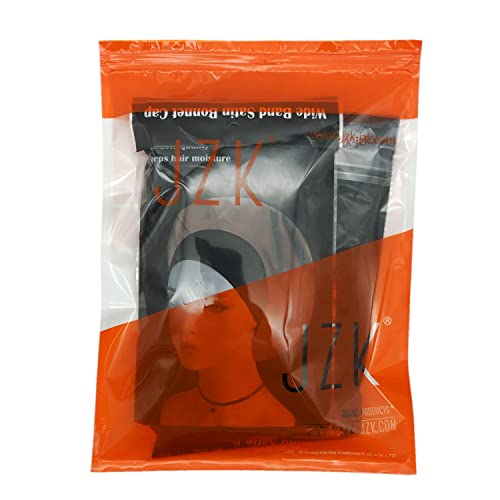 JZK 2 x cappellino da notte in raso con fascia