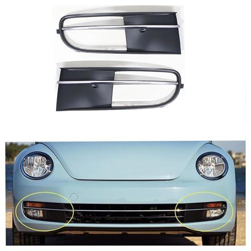 Parrillas listón doble para VW Beetle 2012-2016 en plástico ABS negro mate 2