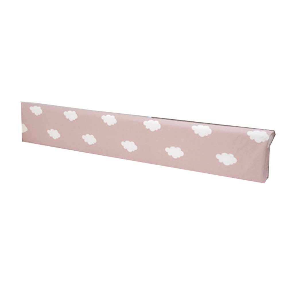 Paracolpi per sponda Letto, 1 Confezione, sponda Letto Lavabile in Memory Foam, Morbida per Bambini, Rossa, 180 cm * 30 cm