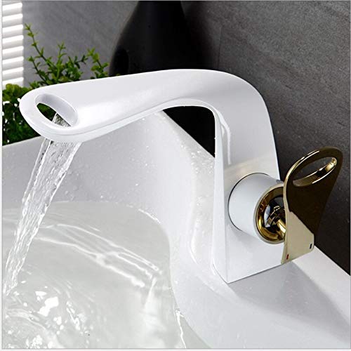 Grifo mezclador de agua fría y caliente en latón macizo duradero