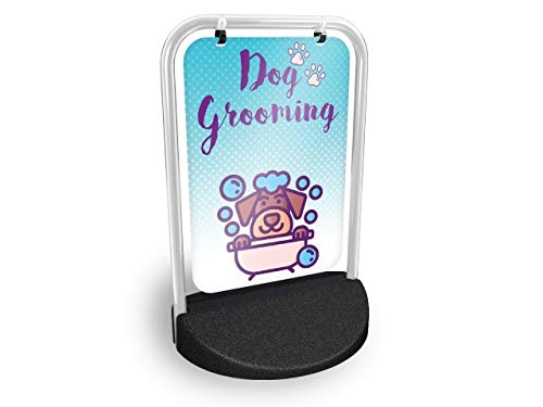 Dog Grooming Eco Swinger Pavement Sign MEGA Listing Outdoor Street Advertising Display… — image 1