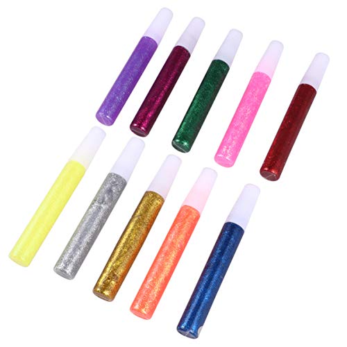 Exceart 5 conjuntos de 50 canetas marcadoras de gel, canetas com glitter, ótimas para cartões de pre