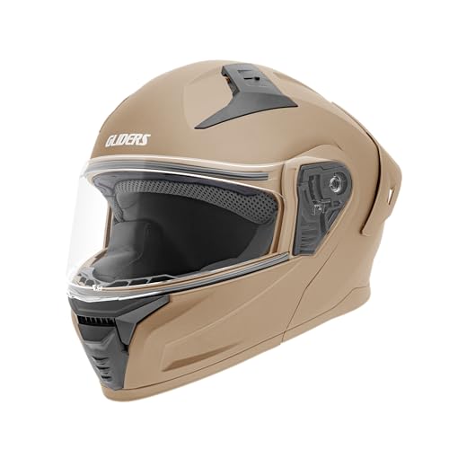 Image of Gliders Vortex DX Flip-Up Full Face Helmet with Spoiler with Clear Visor