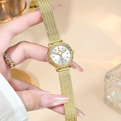 Image of OLEVS Women Watches Diamond Fashion Dress Elegant with Date Ladies Watch | Original Import Dress Gift,Diamond,Easy to Read Chronograph women's Watch