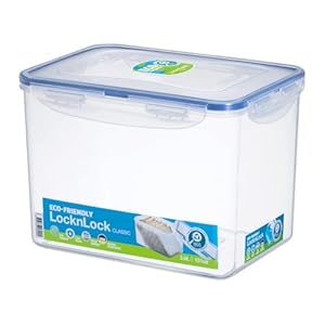 LocknLock Easy Essentials Food lids/Pantry Storage/Airtight containers, BPA Free, Rectangle-16.5