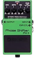 Compact pedal with versatile vintage and modern BOSS phasing New "Rise" and "Fall" modes create unidirectional phasing Includes classic multi-stage phasers with selectable stages Realtime control of Rate via optional expression pedal Tap tempo sync o...