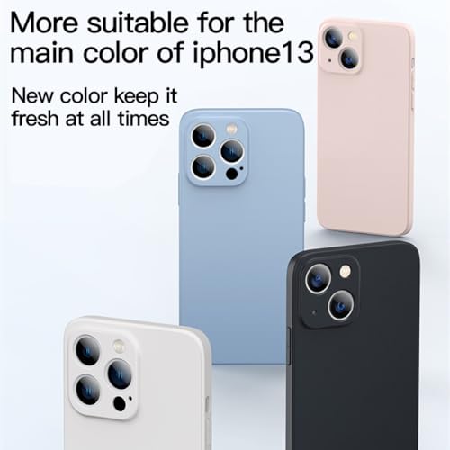 Coque iPhone 13 Pro Max silicone liquide noir premium et design carré - 6