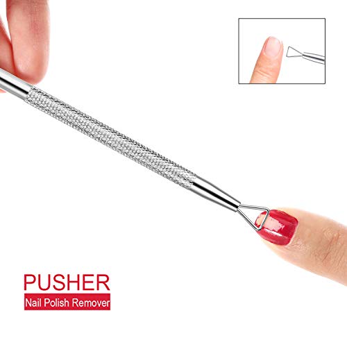 Bememo Nagelhautzange mit Nagelhautschieber Edelstahl Nagelhautentferner und Cutter Beauty-Tool für Fingernägel und… – Bild 6