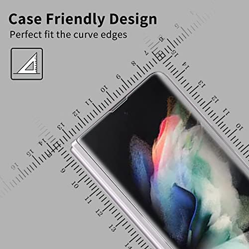 FiiMoo Screen Protector Compatible with Samsung Galaxy Z Fold 3 5G, [Fingerprint Recognition] [Case Friendly] [Full Coverage], TPU Ultra HD Soft Film for Galaxy Z Fold 3 5G
