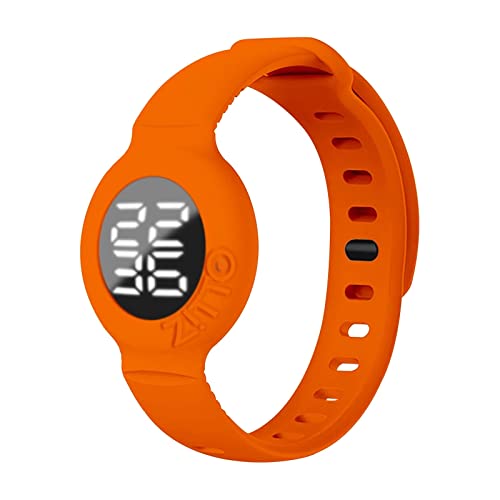 Zittomyo Watch Orologio In Silicone Quadrante Led (Power Orange)