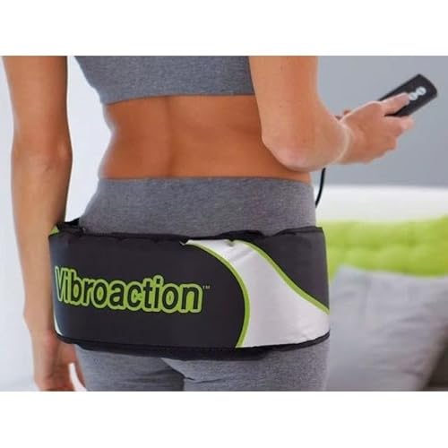 Cinta Modeladora Abdominal Vibratoria Ajustavel Tonificador Fitness Saude