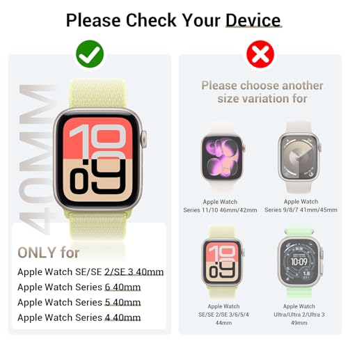 Tensea [3PCS for Apple Watch Screen Protector Case 40mm SE 3/SE 2rd Generation/SE/Series 6/5/4 Accessories, iWatch Protective Face Cover for Women Men, Bumper Tempered Glass for iPhone Watch 40 mm by Tensea - Image 2