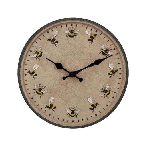 Horloge de salle de bain, horloges murales alimentées par batterie, horloge de chambre suspendue silencieuse sans tic-tac | Décoration esthétique de la maison de 12 pouces/30 cm pour le salon de