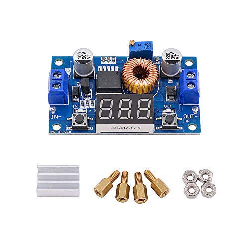 Valefod VA-0189 [2 Pack] Dc-Dc 5A Buck Converter 4-38V To 1.25-36V Step-Down Voltage Regulator High Power Module thumb #6