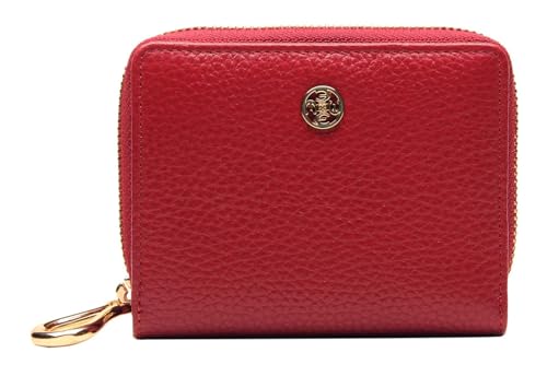 Porte-monnaie Esquire Alexandria rouge foncé en cuir élégant pour femme
