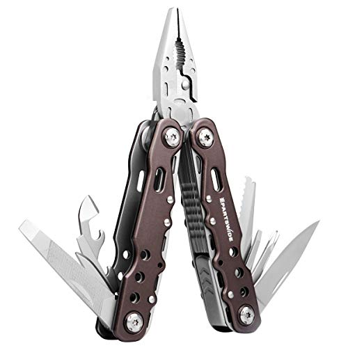 Epartswide Multitool Pliers 12 in 1 Stainless Steel Folding Pocket Knife Plier Kit