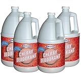 Sun-Glo Cherry Concentrated Deodorant - Versatile, Industrial-Strength Cleaning Solution with Premium Fragrances, Ideal Daily Mop Cleaner - 4x1 Gallon Case