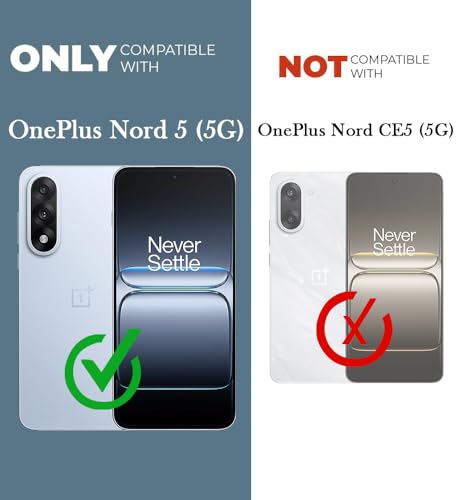 Image of Jkobi Hybrid Back Cover Case for Oneplus Nord 5 (Shockproof with Polycarbonate Clear Panel | Professional Black)