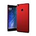 SLEO Case for Xiaomi Mi Max 2, Hard PC Slim Soft-touch Rubberized Back Phone Case Cover for Xiaomi Mi Max 2 - Red