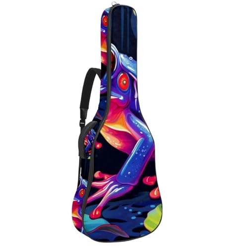 Sac pour guitare acoustique étanche housse rembourrée multicolore 101,6 cm avec poches