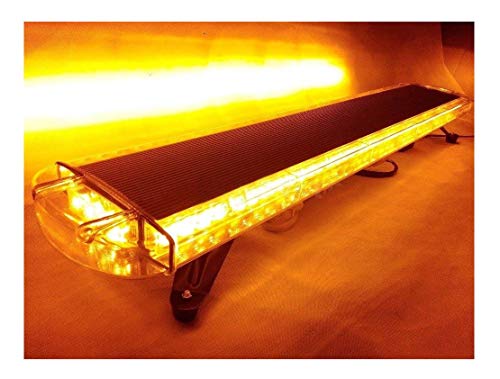 BAY 47" 88W LED Strobe Light Bar Amber/Yellow Emergency Beacon Hazard Warning Flash Flashing Lamp