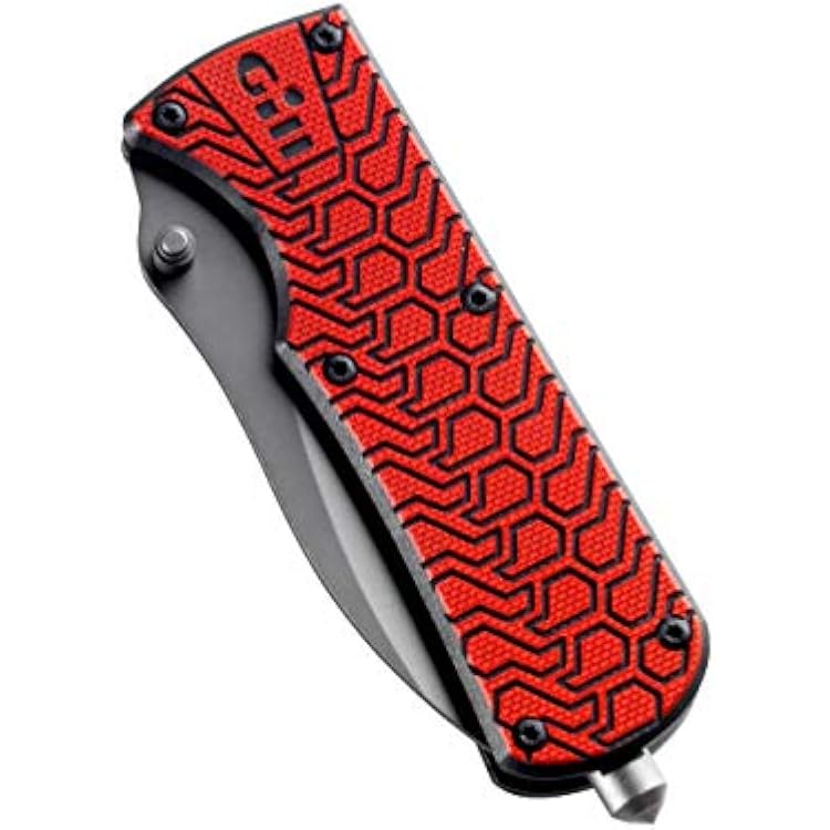 Gill Folding Personal Rescue Knife RED