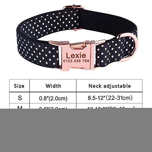 Collier de chien gravé contre la perte : identification pour petit chiot S - 3