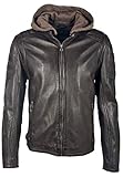 Lederjacke Gipsy Herren Rylo Lakev Lederjacke, Bio Dunkelbraun, XL