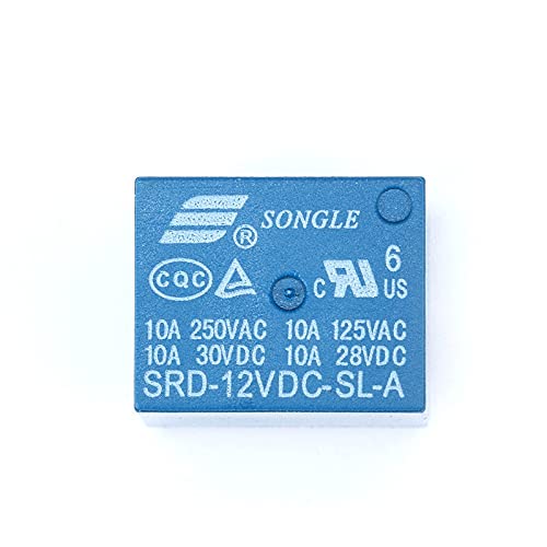 10PCS/Lot Power Relays SRD-12VDC-SL-A T73 Blue 12V 10A 4PIN Original