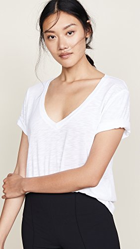 Splendid Women's Cotton Modal Slub V Tee2