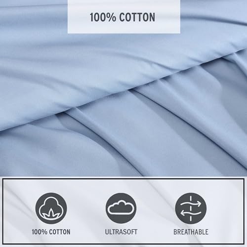 Eddie Bauer - King Sheet Set with Fitted Sheet & Pillowcases by Eddie Bauer - Used condition - Image 5