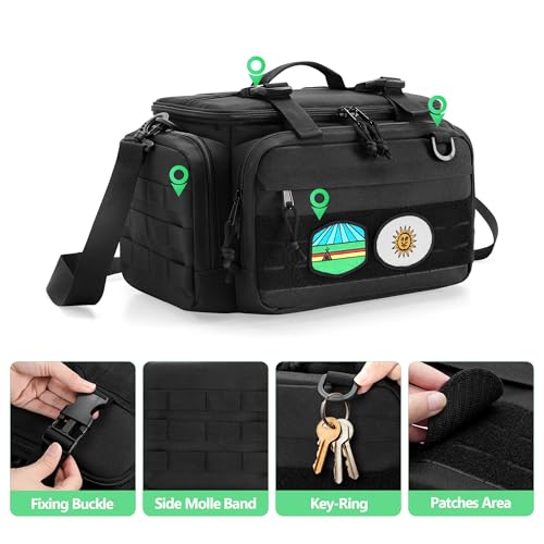 Tactical Console Carrying Case Compatible with Xbox Series X, Travel Carry Case Bag with Multi-Pockets for Controllers, Discs & More Accessories (Patent Design) - Image 7