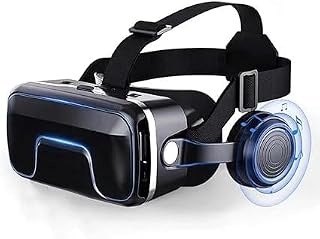 Drumstone 3D VR Headset Viewing Glasses for 3D Audio & Video, Movie & Game Display Cell Phone VR Headset with Headpho_Devi... Price In India