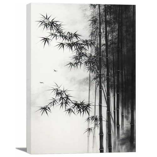 Tableau décoration de qualité supérieure TZKRWRH avec peinture à l’encre noire