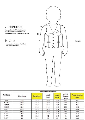 Image of miniklub Baby Front Open Sleeveless Woven Cotton Waist Coat (Orange Color)
