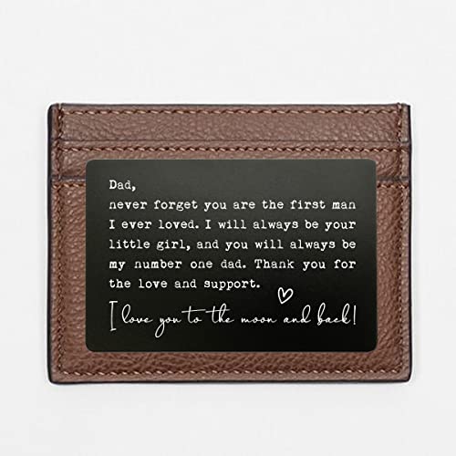 Wallet Insert For Dad, Father's Day Gift for Dad From Daughter, Dad Birthday Gift, Thank You Dad Gifts, Dad Gift From Kids, Christmas Gifts for Dad2