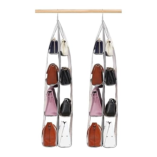 QuiHaCha Organizador de Malas, Organizador de armário suspenso, 8 Bolsos Organizador Bolsos de Mujer armazenamento de Malas, almacenaje Ropa Armario dobrável para armário Familiar