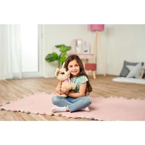 Simba 105893500 - Chichi Love Baby Boo, DEUTSCHE Version, Reagiert Auf 12 Sprachbefehle, Mit Über 60 Verschiedenen Sounds, 30cm, Chihuahua Plüsch Hund, Interaktives Haustier, Ab 3 Jahren