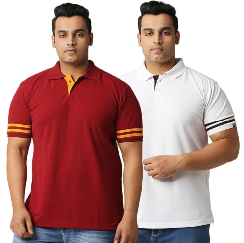 Image of Wear Your Opinion Solid Cotton Rich Polo T Shirt | Collar Tshirts | Half Sleeves | Plain-Regular Fit (Available in Plus Size)