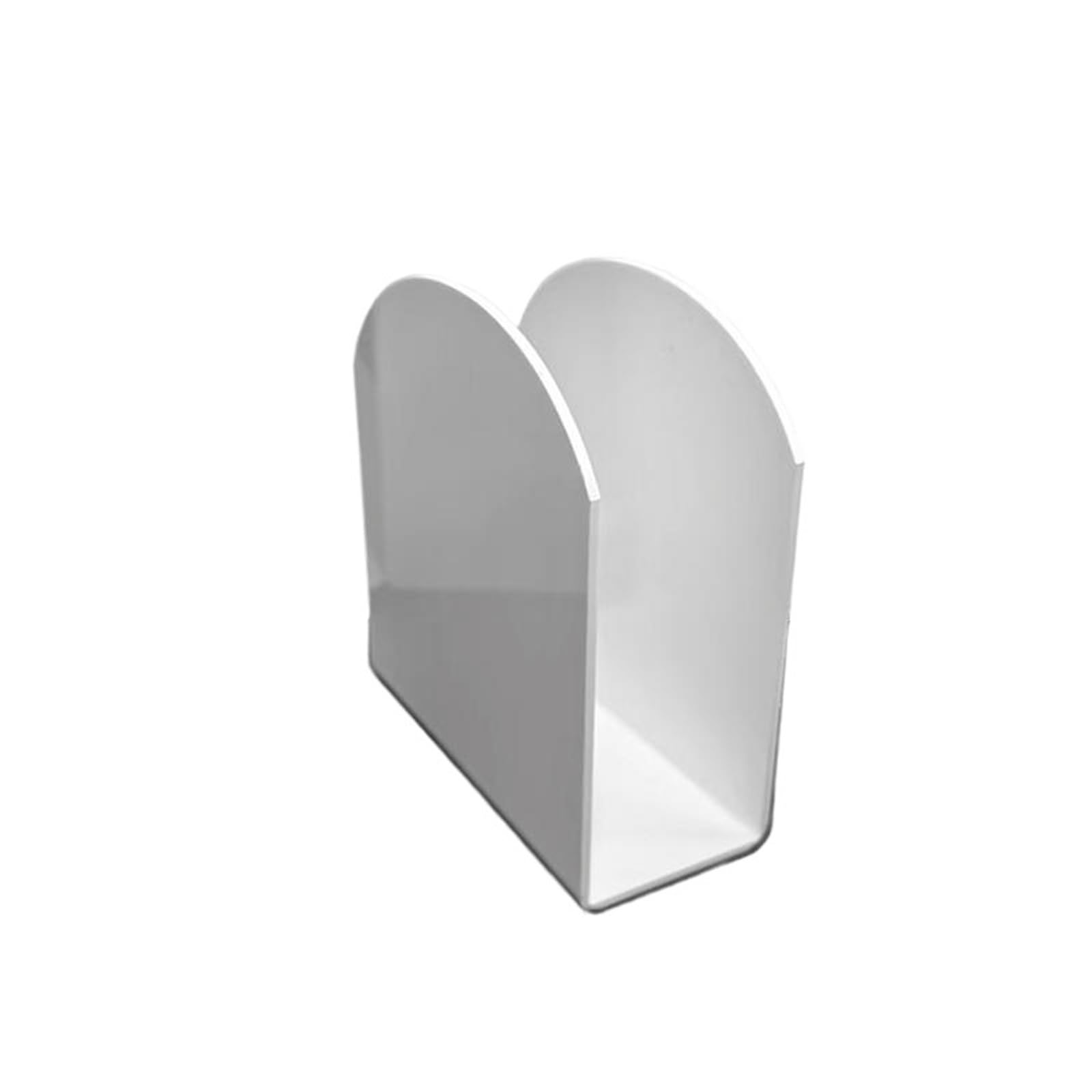 Napkin Holder Napkin Organizer Transparent Holder Modern Tissue Box Square Paper Dispenser Case Vertical(White)