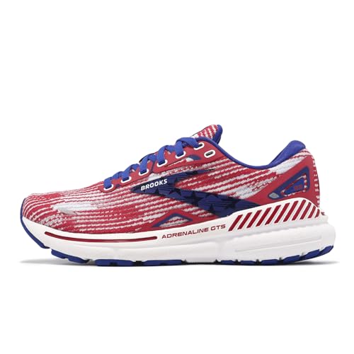 Brooks ブルックス アドレナリン GTS 23 レディース ランニング シューズ Adrenaline GTS 23 Surf White Tango Women Running 1203811B631 [並行輸入品]