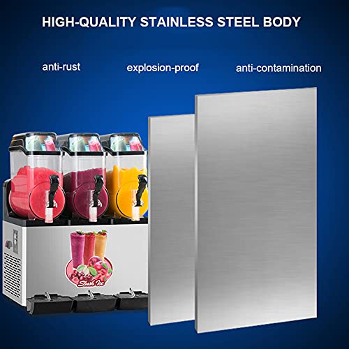 RSTJ-Sjef 900W Kommerzielle Slush Maker Maschine, 12L X 3 Frozen Margarita Frozen Drink Machine, Elektrischer… – Bild 7