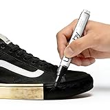 Umidoby Black Fabric Markers for Shoes, Permanent Paint Pens to Cover Scratches & Scuffs on Sneakers, Leather, Canvas | Quick-Dry for Shoe Repair & Customization