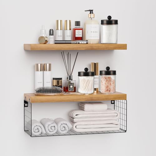 Apothecary Jar Canisters Bathroom Vanity Organizer - Qtip Holder Storage Organizer Countertop -Stainless Steel Lids &Cute Stickers for Qtips,Cotton Swabs,Makeup Sponges,Floss(3 Pack) (ORB) by Komashr - Image 4