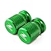 Lot de 2 Capuchon Bouchon de Valve d'air Cache-poussière Aluminium Motos Soupape de Roue Couvercles pour Kawasaki Z650 Z750 Z800 Z900 Z1000 ZX6R ZX10R ZX14R