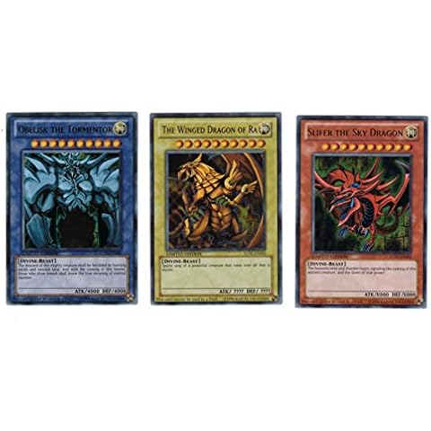 YuGiOh Legendary Collection Egyptian God Cards Set Cover