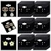 Adorox 2 x 2 Inch (200 Cards) Earring Jewelry Display Hanging Cards Showcase