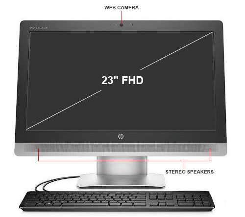 Hp Eliteone 800 G2 23 Fhd All In One Pc - Intel Core I5-6500 3.2Ghz 16Gb 256Gb Ssd Dvd Webcam Wifi Windows 10 Pro (Renewed) #TOP2